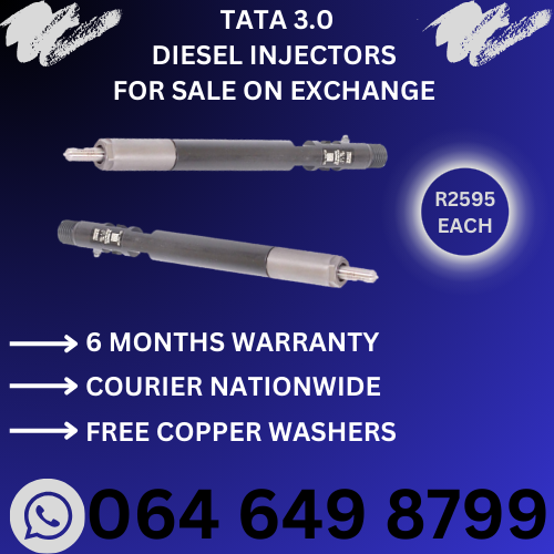 TATA 3.0 DIESEL INJECTORS FOR SALE ON EXCHANGE