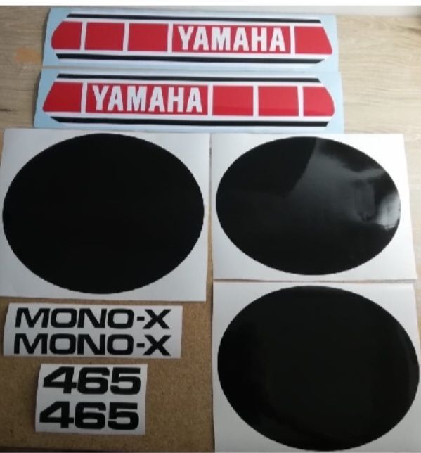 1980 Yamaha YZ 465 decals stickers vinyl cut graphics set