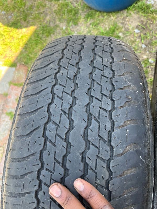 2 Used Dunlop tyre