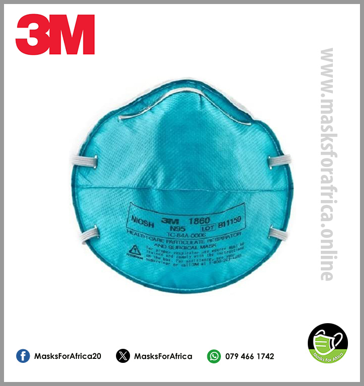 - 3M 1860 N95 Cup Shape Respirators -