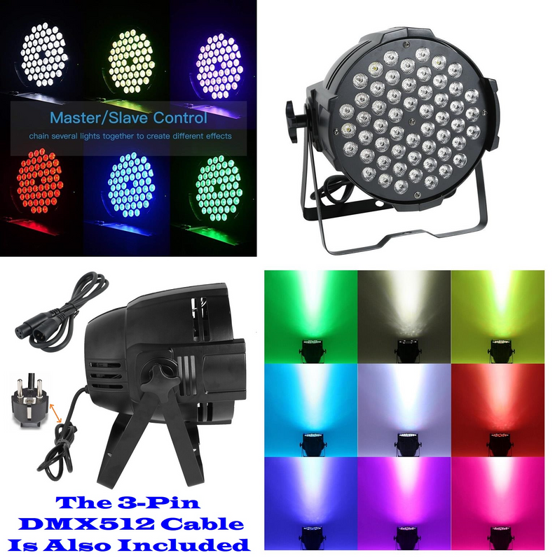 Professional Disco Stage DJ Party Wash LED Light DMX512 PARCAN RGBWA. Big Dipper. Brand New Products