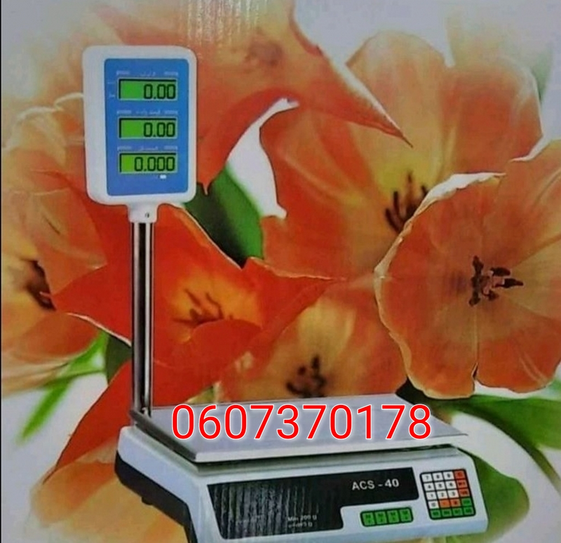 Digital Electronic Scale 40KG with Pole Display (Brand New)