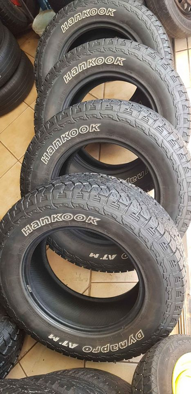 4x265 65R17 clean Hancook tyres threads about 80 %available now