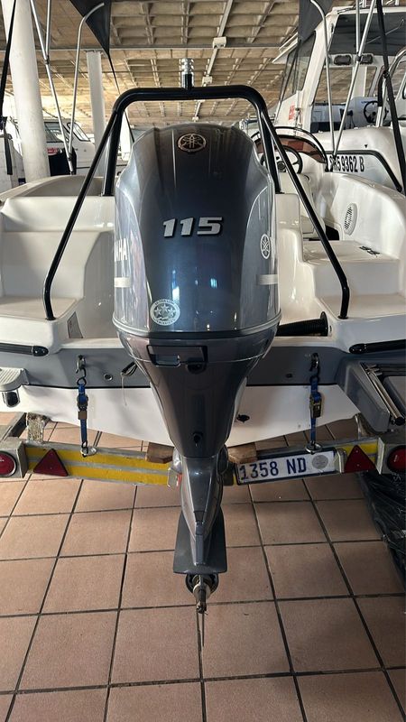 2021 F115LB Yamaha outboard.