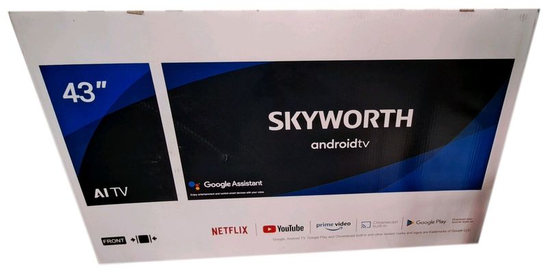 Brand new skyworth android led tv 43 inch sealed box