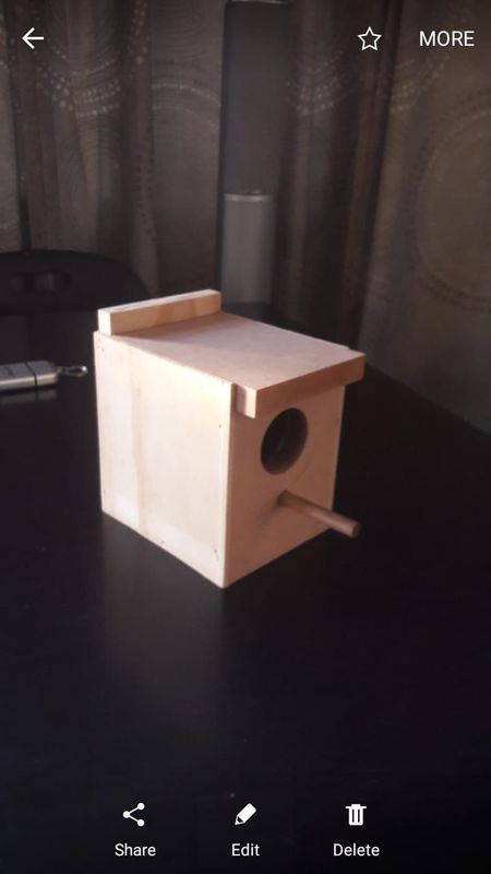 Finch nest boxes