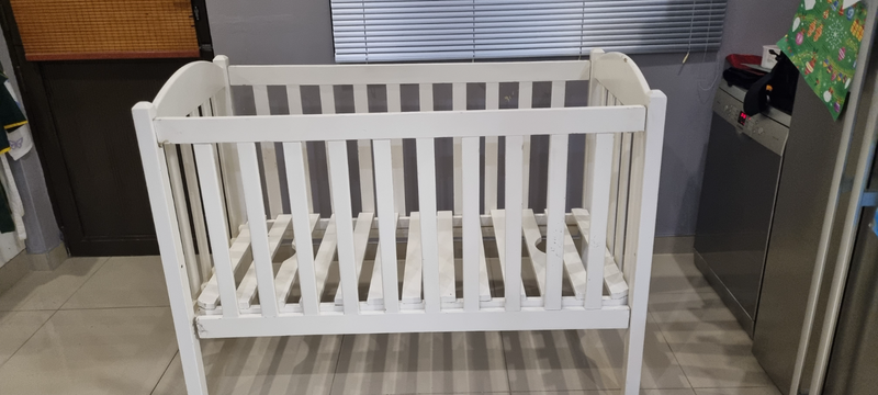 Solid wooden cot