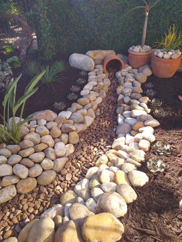 Give your Garden, Pathway or Driveway a facelift with our White Marble Chip. Pebbles and Boulders!!