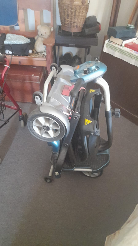 Mobility electric scooter plus walker