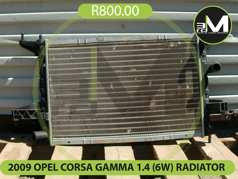 2009 OPEL CORSA GAMMA 1.4 (6W) RADIATOR  R800 MV0468
