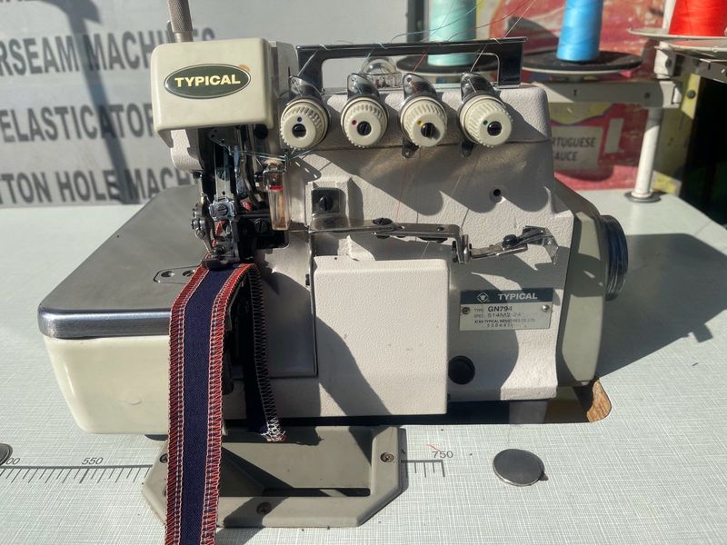 TYPICAL INDUSTRIAL OVERLOCKER (AFRICA SEWING MACHINES)