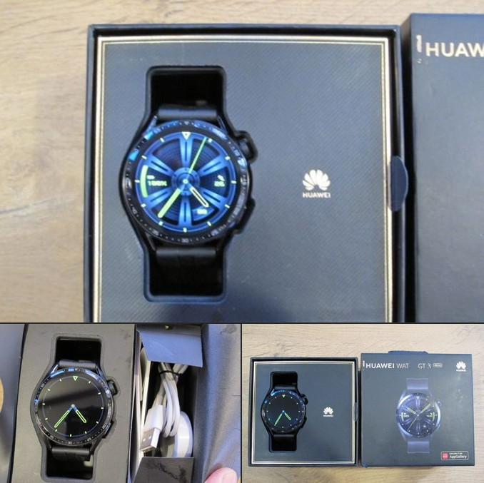 Huawei watch GT 3 46mm - Black Stainless Steel Case