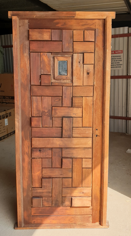 BRAND NEW - RUSTIC - SOLID WOOD DOOR FOR SALE - New in the frame