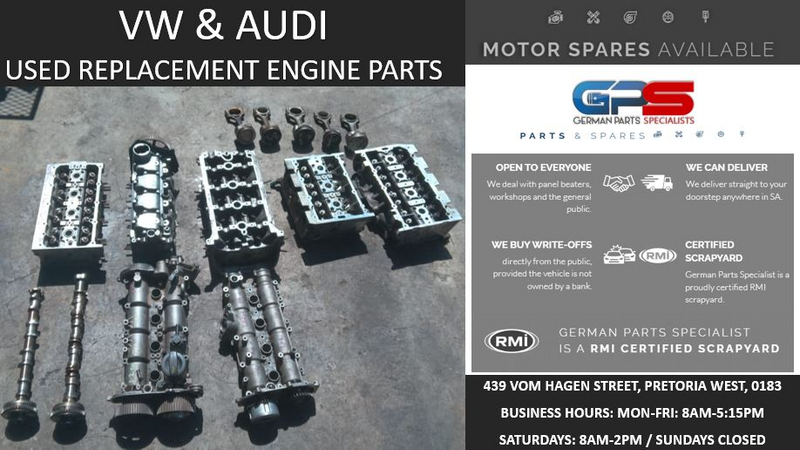 VW &amp; AUDI USED REPLACEMENT ENGINE PARTS FOR SALE