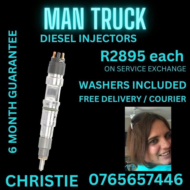 Man Truck Diesel Injectors For Sale with 6month Guarantee