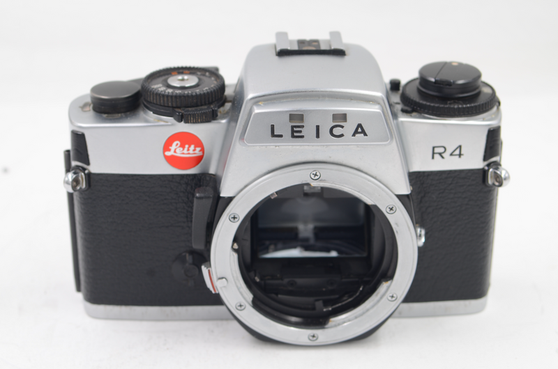 Leica R4 film camera body.