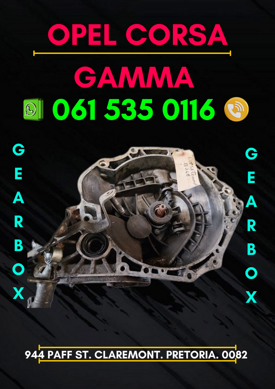 Opel corsa gamma gearbox R4500 Call me 0636348112