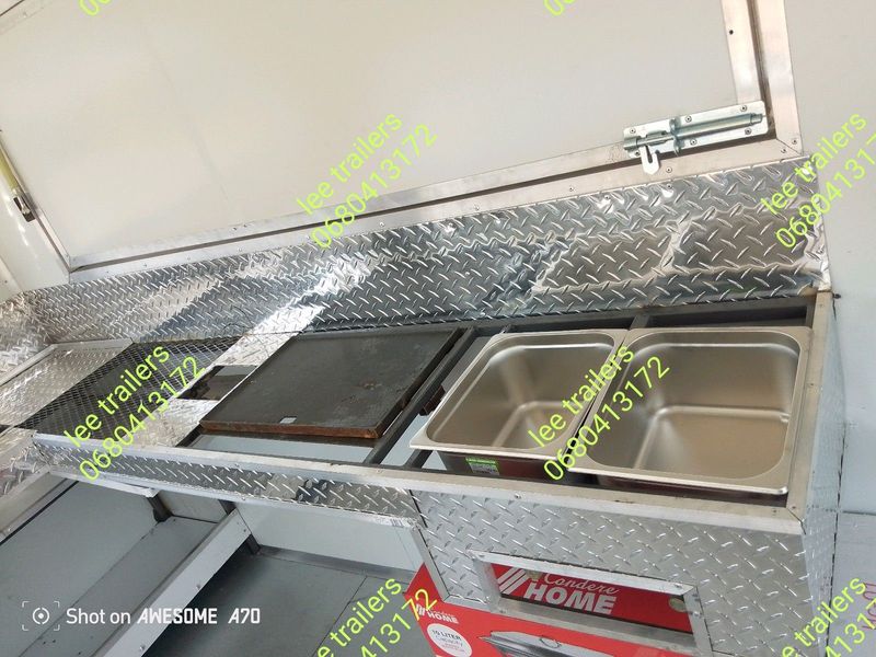 Mobile insulated panel kitchen trailers fully equipped with affordable prices including papers