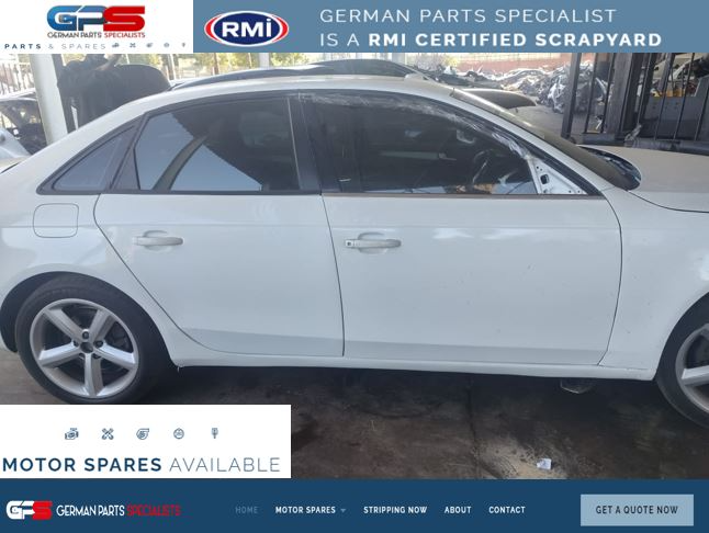 AUDI A4 2011 USED REPLACEMENT DOOR SHELLS FOR SALE