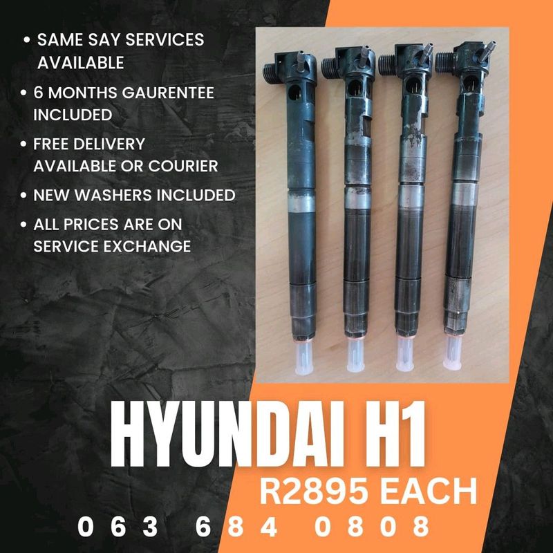 HYUNDAI H1 DIESEL INJECTORS FOR SALE WITH WARRANTY