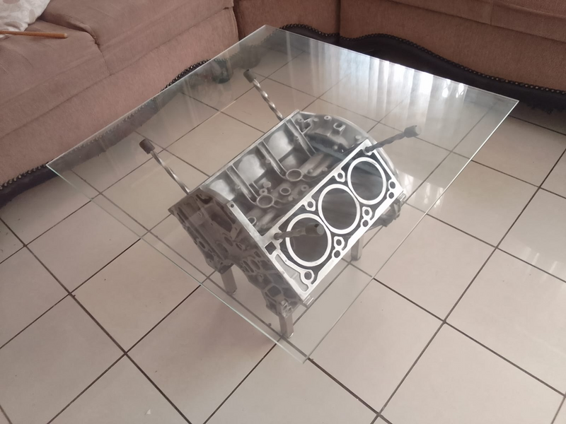 Custom Recycled Engine Table