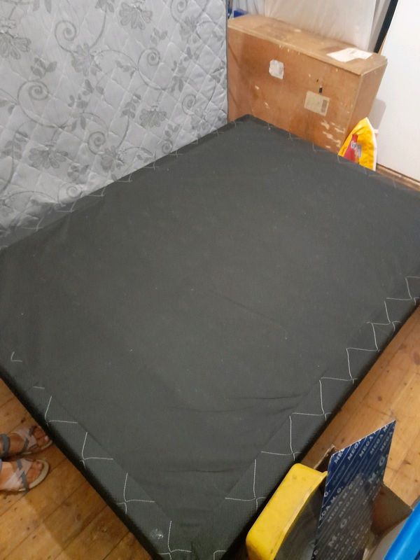 Black Double Bed Base