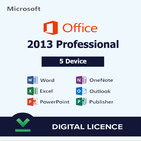 Microsoft office 2013 professional plus 5 users