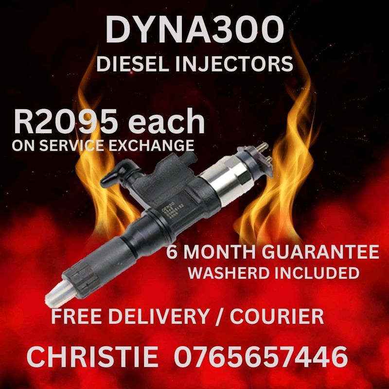 Dyna 300 Diesel Injectors for sale with 6month Guarantee