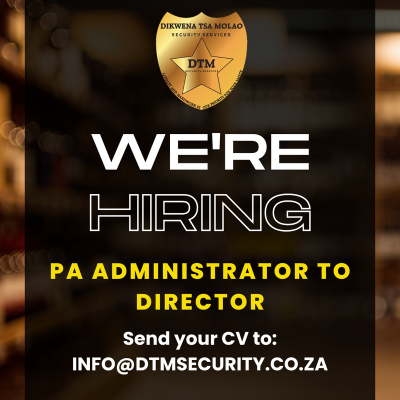 PA Administrator to Director Urgent Position Available