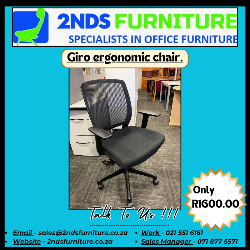 Giro Ergonomic Office Chair.