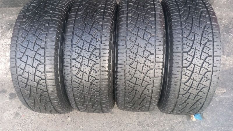 255/60/18 × 4 Pirelli Scorpoin ATR. Tyres have above 80% life