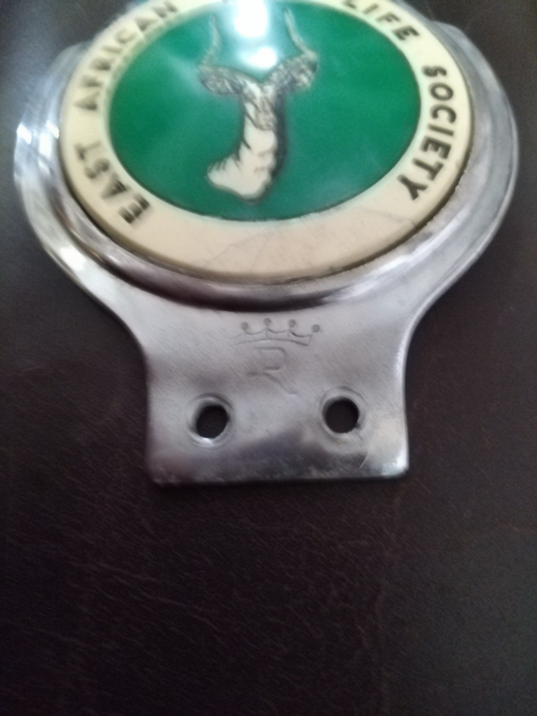 East African Badge , initially off a landrover
