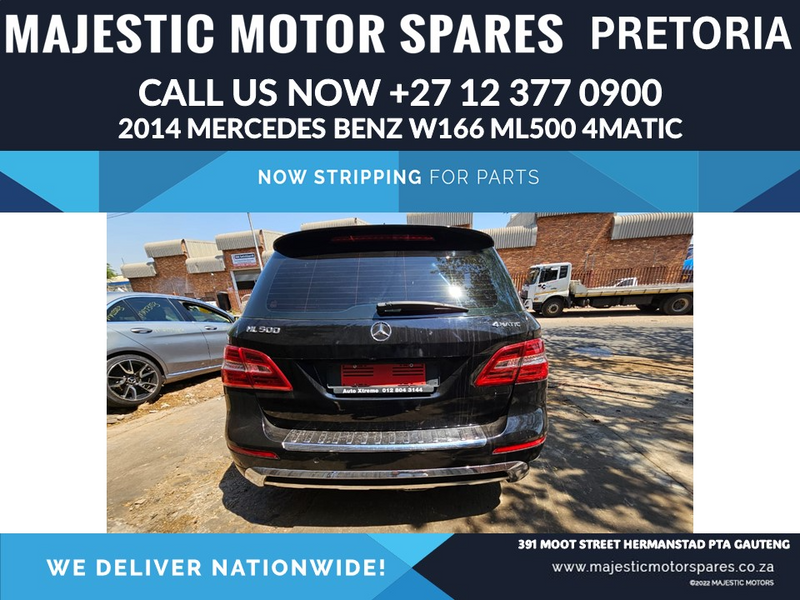 Mercedes ML500 4matic stripping for used parts