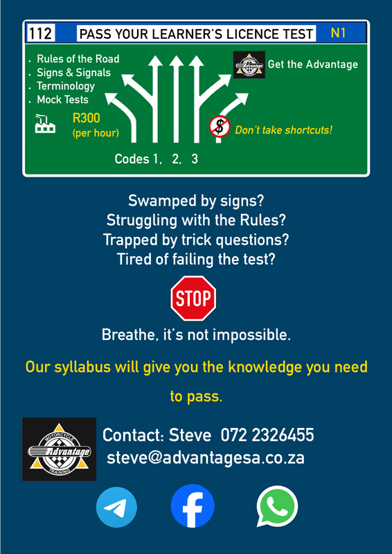 Learner&#39;s Licence Training - Code 1, 2, 3