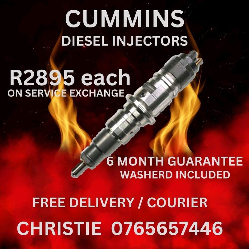Cummins Diesel Injectors for sale with 6month Guarantee