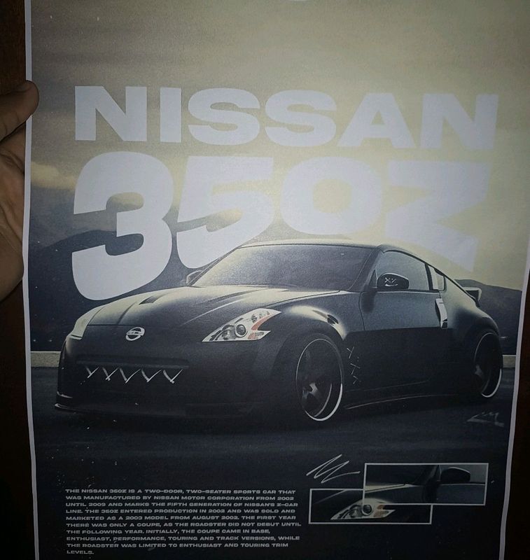 Nissan 350Z/70Z jdm poster