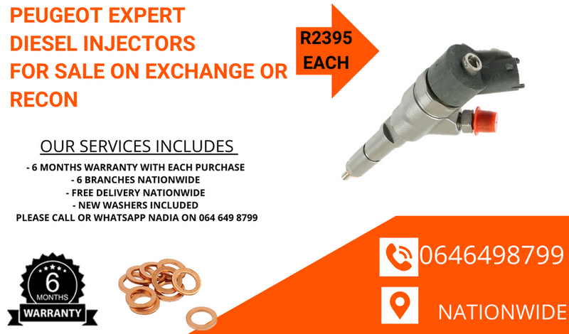 Peugeot Expert diesel injectors for sale on exchange or to recon.