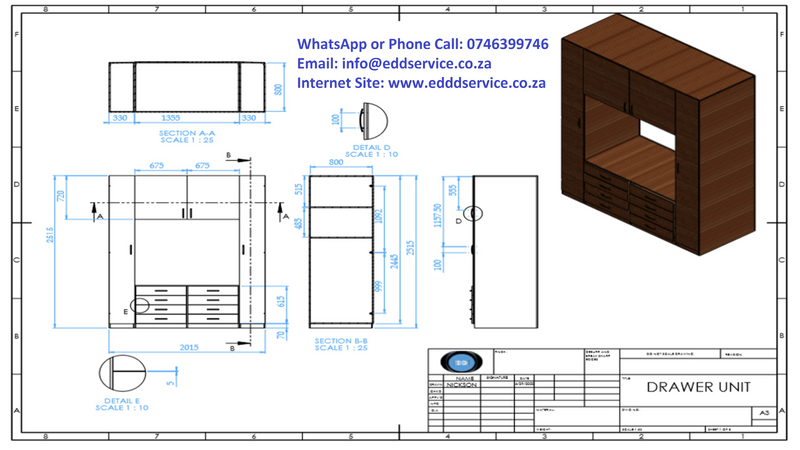 I PROVIDE 3D CAD, DRAWING DETAILLING, ENGINEERING DESIGN SERVICES AT A COMPETITIVE RATE