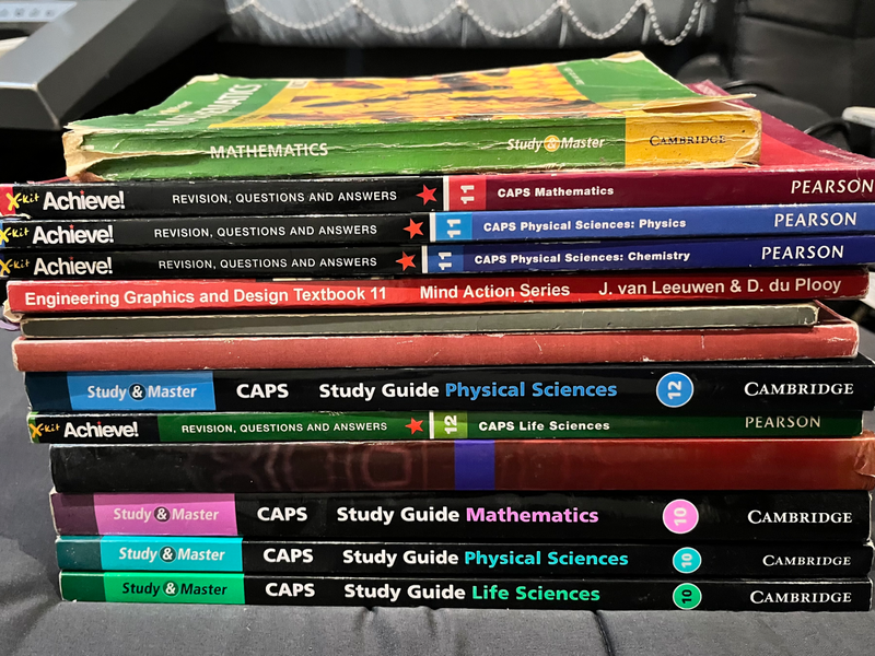 Study Guides Textbooks for Grade 10, 11 &amp; 12