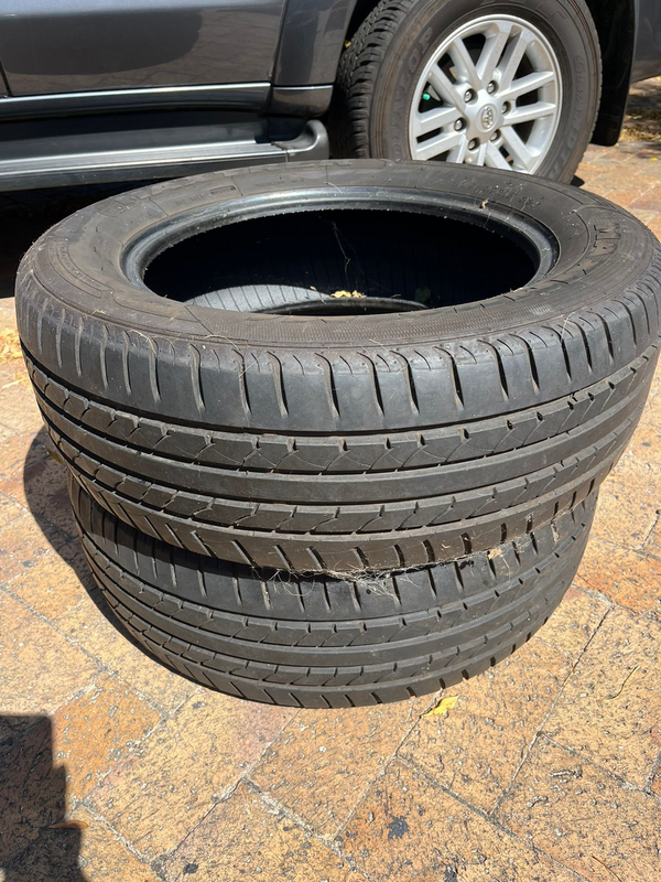 2 X Tyres - Maximus tyres, good condition