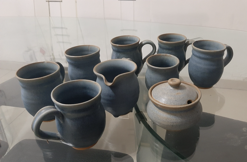 Relocation Sale ❗ Rustic Blue Cup Set