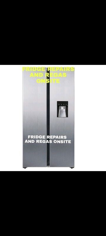 Fridge regassing &amp; repairs onsite