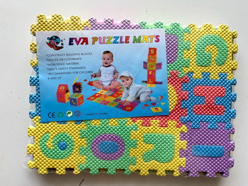 Eva 36pcs Small Letter &amp; Number Foam Puzzle Mat