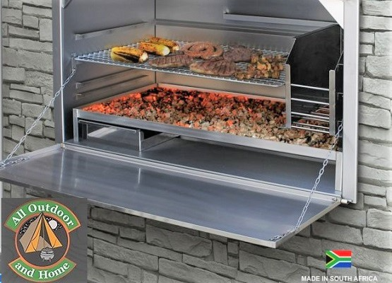 ENHANCE THE VALUE OF THE PROPERTY WITH THE 1000MM 430 STAINLESS-STEEL.SMALL BOX BUILD IN BRAAI.