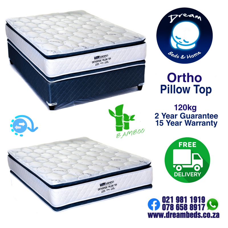 New n comfy Pillow Top Bed or Mattress FREE DELIVERY- Free Delivery All Sizes