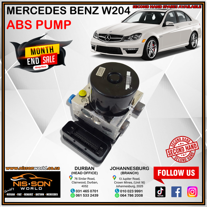 MERCEDES BENZ W204 ABS PUMP