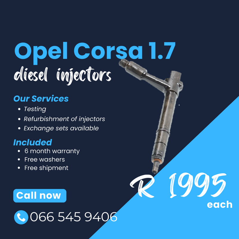 Opel Corsa 1.7 diesel injectors for sale on exchange