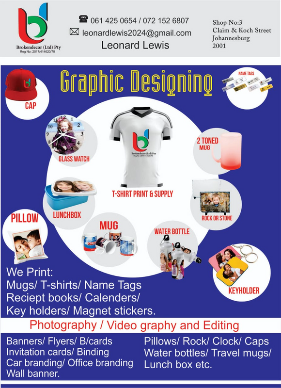 Graphic design nd printing services