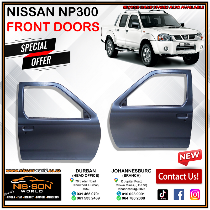 NISSAN NP300 FRONT DOORS