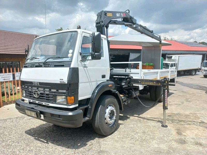 Price Dropped&gt;&gt;&gt;2007 Tata 1518 8Ton Crane with Container Twist Locks &amp; Dropside
